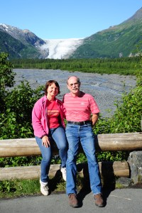 The Dolgikhs by Exit Glacier