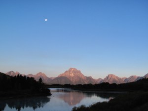Grand Tetons from Oxbow Lake