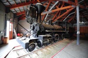 Wood-burning locomotive
