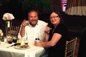 Van and Dee Terrell, parents of the groom